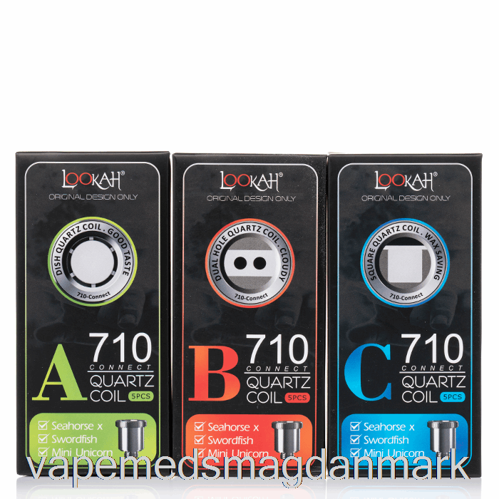 Engangs Vape Danmark Lookah 710 Connect Quartz Coils Version D